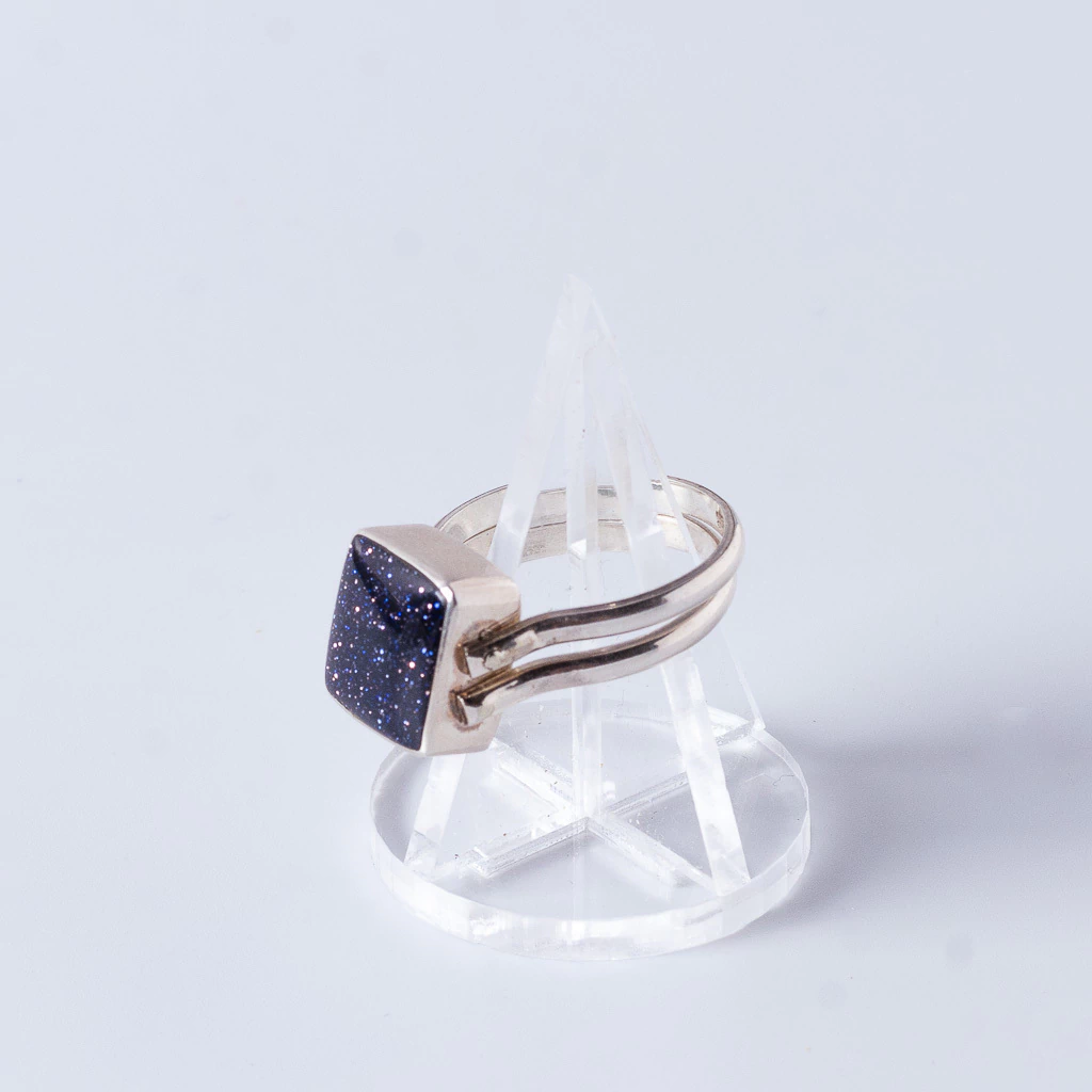 ANILLO REVERSIBLE CUADRADO-PLATA PERUANA