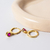 AROS DORADO CON CUBIC (PAR) - comprar online
