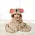 Toalha/Roupão com capuz de animais - Pequeno Bebê
