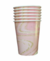 Vaso Polipapel Marmolado Rosa x 6 u.