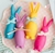 Molde Conejo Moderno huevo pascuas - Set x 2 Placas de Acetato - PARPEN - comprar online