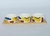 Bowl Compotera Mini Set x3 con Bandeja de Bamboo 29 x 10 Cm