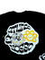 Camiseta Oversize Preta Bloom na internet