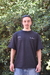 Remera Negra Oversize Wine