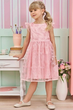 Vestido em Tule Bordado
