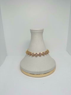Pulseira Trevo Rosa