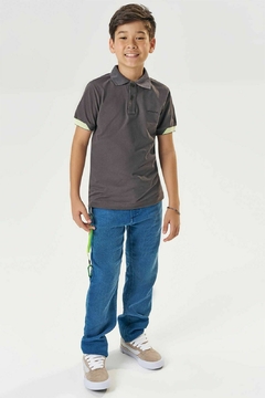 Calça em Jeans Street com Elastano