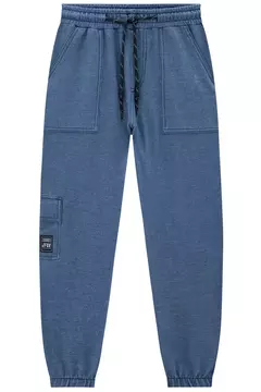 CALÇA JOGGER EM MALHA DEMIN COM ELASTANO - La Mors