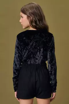 Blusa em veludo royal - comprar online
