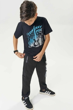 Calça em Nylon Hidronatic Twill com Elastano