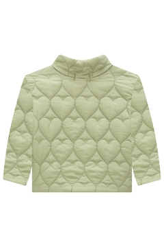 Jaqueta Puffer em Matelassê Corações - comprar online