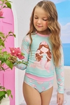 TRIO DE BLUSA BOXY E BIQUINÍ EM MALHA UV DRY COM PROTEÇÃO UV 50+