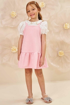 VESTIDO EM MALHA JACQUARD CORAÇÃO