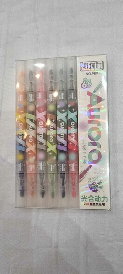 Marcadores Duplo - Com Glitter - Duas Pontas - comprar online