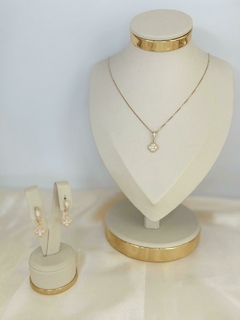 CONJUNTO TREVO PINGENTE - comprar online