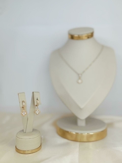 CONJUNTO TREVO PINGENTE