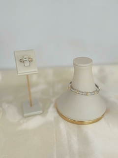 CONJUNTO ANEL E PULSEIRA RIVIERA