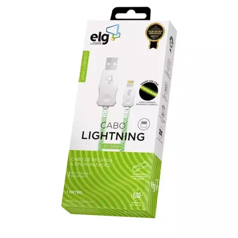 CABO ILUMINADO LED IPHONE ELG