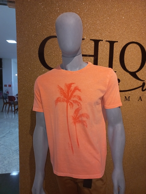 T-shirt Stone Estampa Coqueiros - King & Joe