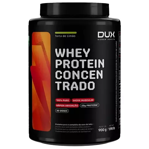 Whey Protein Concentrado Torta de Limão 900g Dux Nutrition