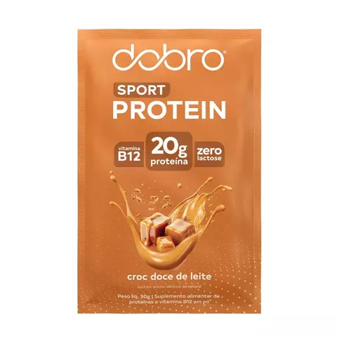 Sache Sport Proteína Vegana Doce de Leite 30g Dobro