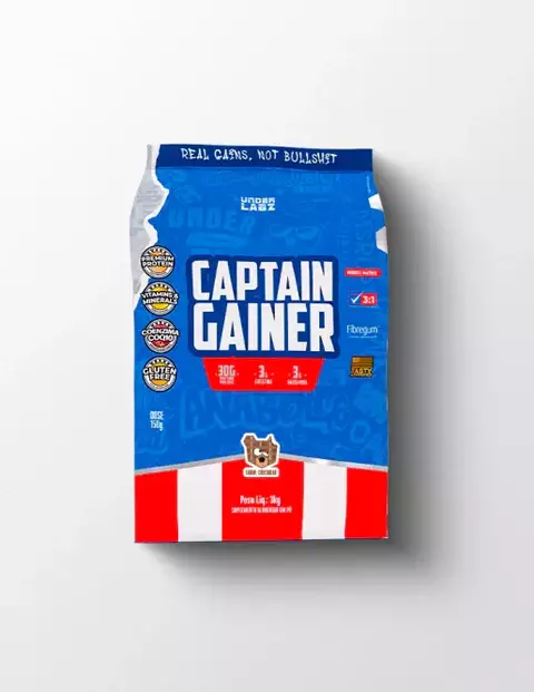 Hipercalórico Captain Gainer 3Kg Chocolate
