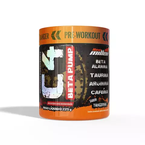 Pré Treino C4 Beta Pump Tangerina 225g New Millen