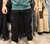 Cargo con costuras blancas