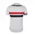 Camisa São Paulo 25/26 Home Torcedor Masculina, branca com detalhes vermelhos e pretos, vista traseira.