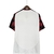 Camisa Flamengo II 2025/26 torcedor na cor branca vista por trás com mangas pretas e detalhes em vermelho