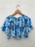 Blusa Casual Gaza Turquesa