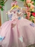 Vestido Marie Rosa Jardim Encantado Laço na internet