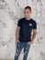 camiseta preta lacoste club