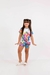 Pijama infantil de manga curta e shorts com estampa colorida dos personagens do filme Divertidamente