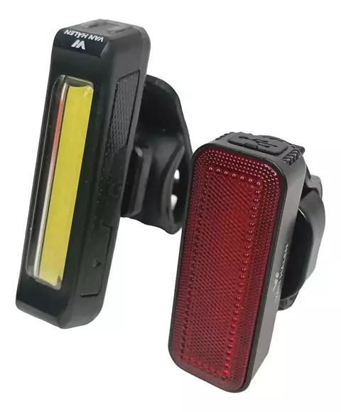 Kit Luz Led Bicicleta Delantera Y trasera Resistente Al Agua