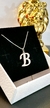 Colar com Letras de Prata | Prata Feminina Personalizada - comprar online