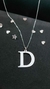 Colar com Letras de Prata | Prata Feminina Personalizada - Sonho Joias