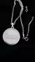 Colar com Pingente Redondo | Colar Pingente Medalha Prata 925 - comprar online