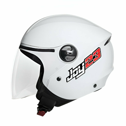 Capacete Aberto Joy23 OpenFace Cor/Branco