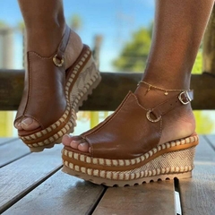 SANDÁLIA ANABELA PLATAFORMA - comprar online