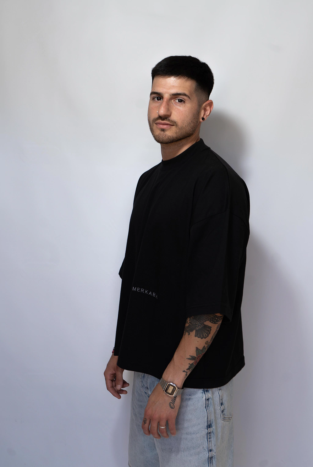 Remeron Boxy Fit Negro