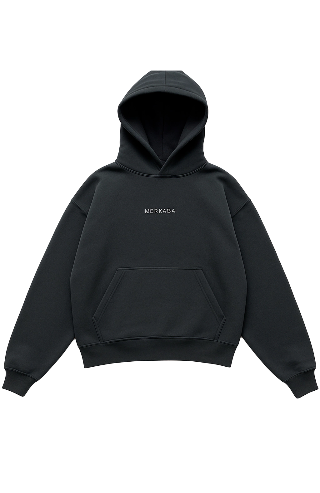 Hoodie Boxy Fit Negro