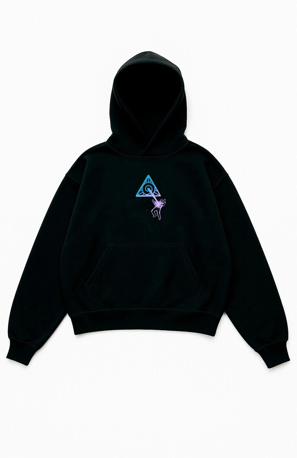 Hoodie Boxy Fit Plus Negro