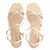 Sandália Off-White Tiras Finas Detalhe Metal - Constance