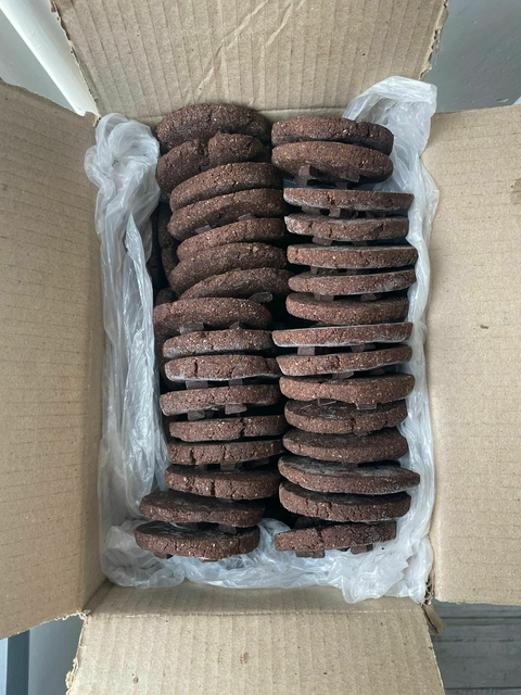 Caja de 100 choco cookies para cafeterias y restaurante congeladas