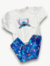 Pijama de algodón súper suave Stitch manga larga