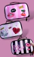 Bolsa cosmetiquera rayas