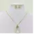 Conjunto Gota Cristal de Zircônia