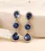 Brinco Strass Azul - comprar online