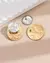 Brinco Duo Martelado Chapa - comprar online